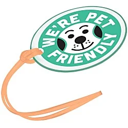 Oval POLYspectrum Bag Tag - Translucent