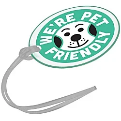 Oval POLYspectrum Bag Tag - Translucent
