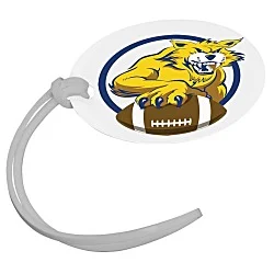 Oval POLYspectrum Bag Tag - Opaque