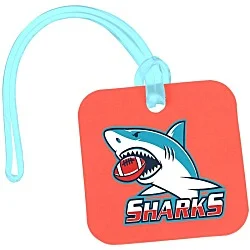 Square POLYspectrum Bag Tag - Translucent