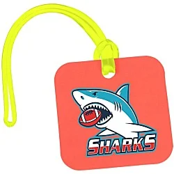 Square POLYspectrum Bag Tag - Translucent