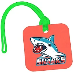Square POLYspectrum Bag Tag - Translucent
