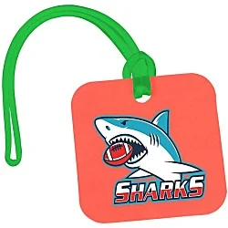 Square POLYspectrum Bag Tag - Translucent