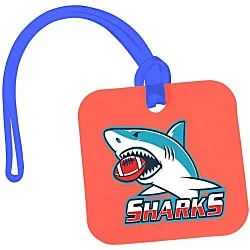 Square POLYspectrum Bag Tag - Translucent