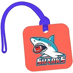 Square POLYspectrum Bag Tag - Translucent