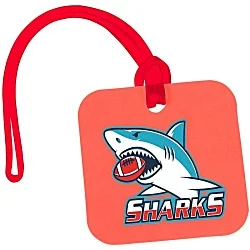 Square POLYspectrum Bag Tag - Translucent