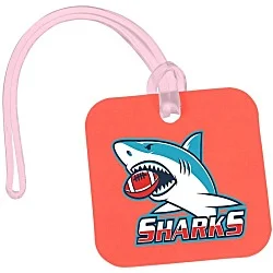 Square POLYspectrum Bag Tag - Translucent