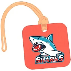 Square POLYspectrum Bag Tag - Translucent