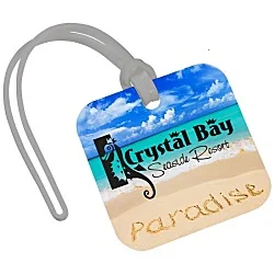 Square POLYspectrum Bag Tag - Opaque