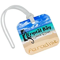 Square POLYspectrum Bag Tag - Opaque