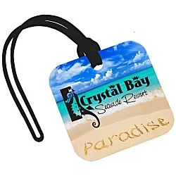 Square POLYspectrum Bag Tag - Opaque