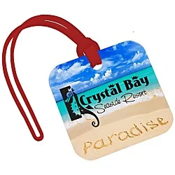 Square POLYspectrum Bag Tag - Opaque