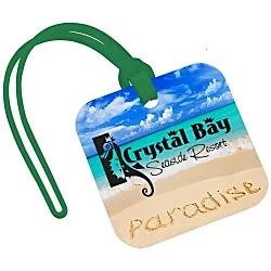 Square POLYspectrum Bag Tag - Opaque