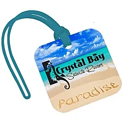 Square POLYspectrum Bag Tag - Opaque