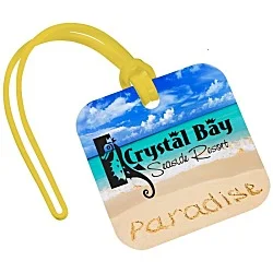 Square POLYspectrum Bag Tag - Opaque