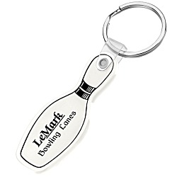 Bowling Pin Soft Keychain - Opaque