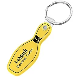 Bowling Pin Soft Keychain - Opaque