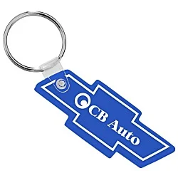 Chevy Bow Tie Soft Keychain - Opaque