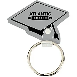 Graduation Cap Soft Keychain - Opaque