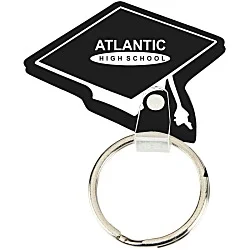 Graduation Cap Soft Keychain - Opaque