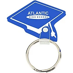 Graduation Cap Soft Keychain - Opaque