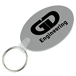 Oval Soft Keychain - Opaque