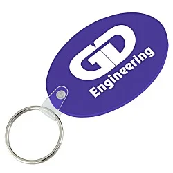 Oval Soft Keychain - Opaque