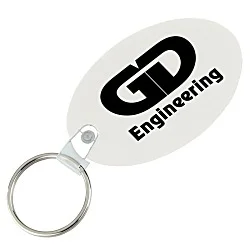 Oval Soft Keychain - Opaque