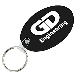 Oval Soft Keychain - Opaque