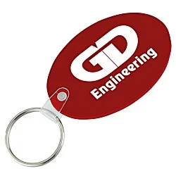Oval Soft Keychain - Opaque