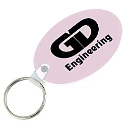 Oval Soft Keychain - Opaque