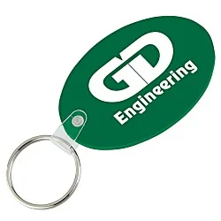 Oval Soft Keychain - Opaque