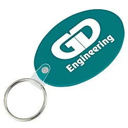 Oval Soft Keychain - Opaque
