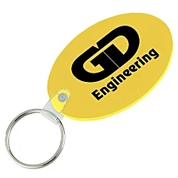 Oval Soft Keychain - Opaque
