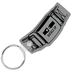 Safety Belt Soft Keychain - Opaque