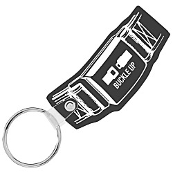 Safety Belt Soft Keychain - Opaque