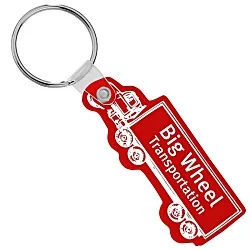 Semi-Truck Soft Keychain - Opaque