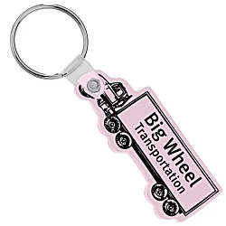 Semi-Truck Soft Keychain - Opaque