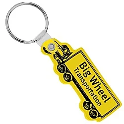 Semi-Truck Soft Keychain - Opaque