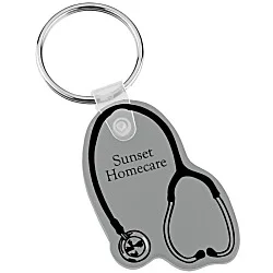 Stethoscope Soft Keychain - Opaque