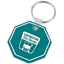 Stop Sign Soft Keychain - Opaque