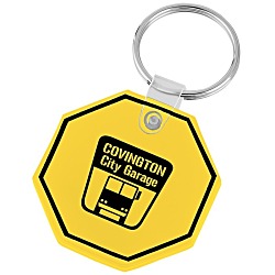 Stop Sign Soft Keychain - Opaque