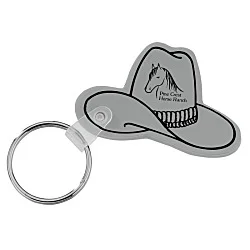 Western Hat Soft Keychain - Opaque