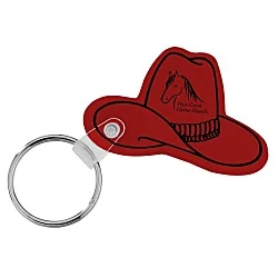 Western Hat Soft Keychain - Opaque