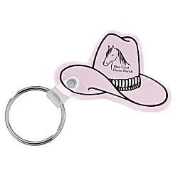 Western Hat Soft Keychain - Opaque