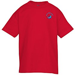 Hanes Perfect-T - Youth - Colors - Embroidered