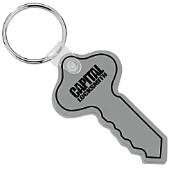 Round Head Key Soft Keychain - Opaque