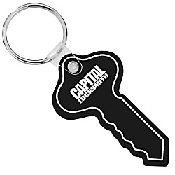 Round Head Key Soft Keychain - Opaque