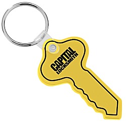 Round Head Key Soft Keychain - Opaque