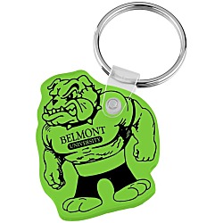 Bulldog Soft Keychain - Translucent